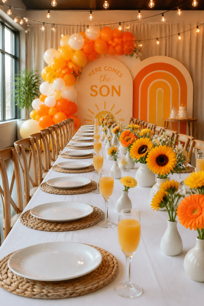 Big and Bold Yellow and Orange Setup