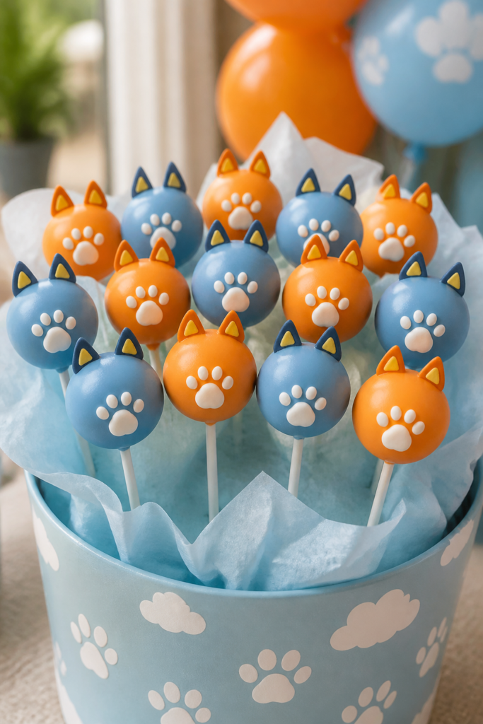 Bluey Character Cake Pops