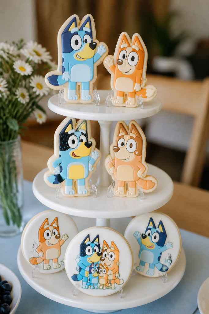 Bluey Character Cookie Set