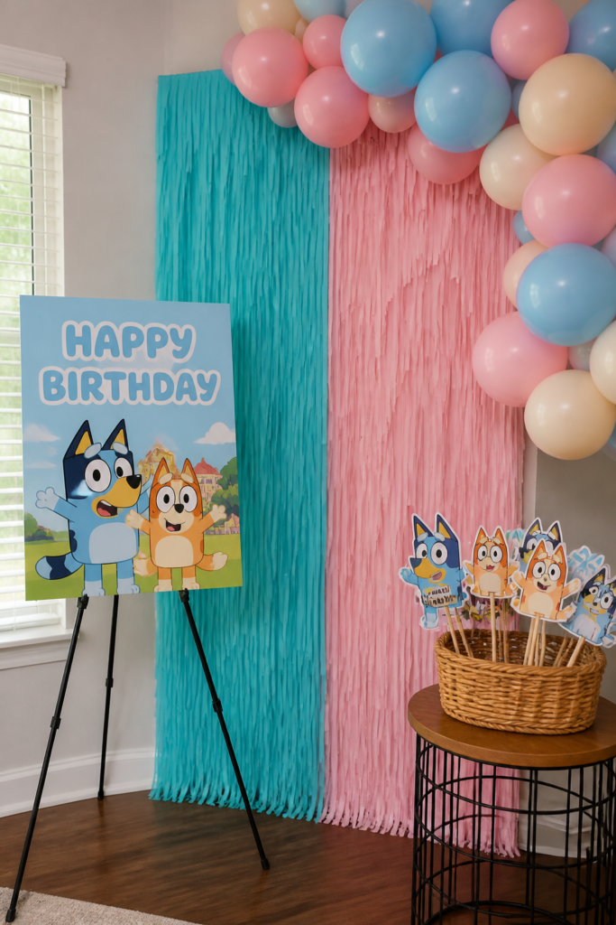 Bluey Photo Booth Corner