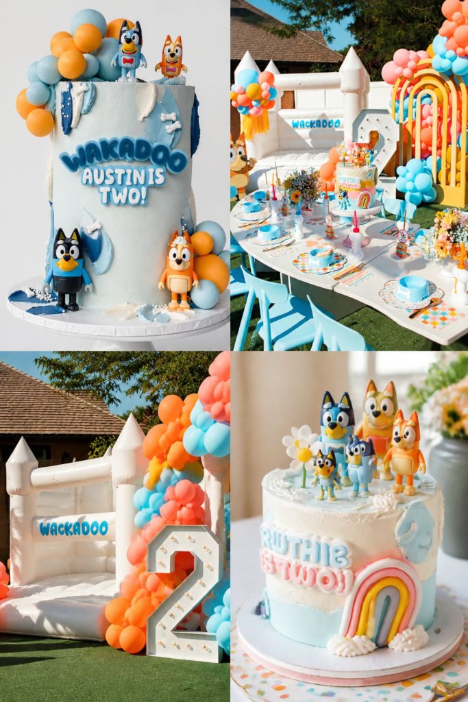 Bluey Themed Second Birthday Party