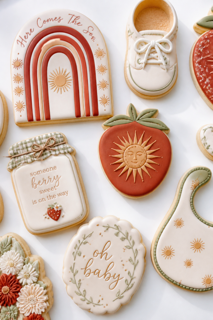 Boho-Inspired Sun Cookies