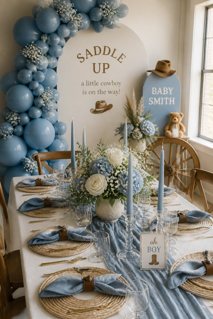 Browns and Blues Color Palette Decor