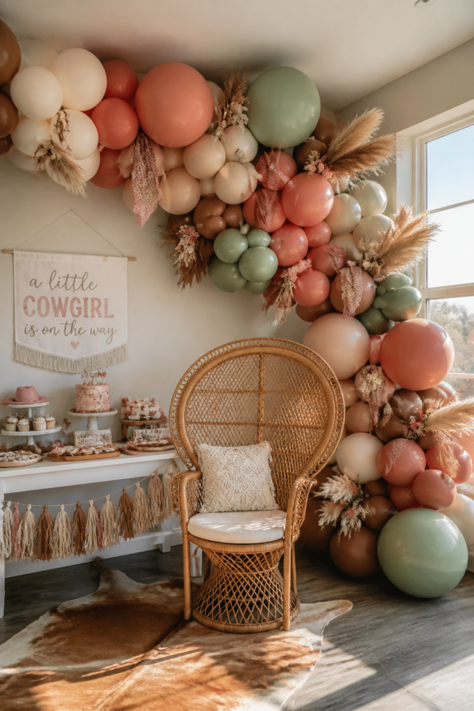 Cascading Balloon Arch Backdrop