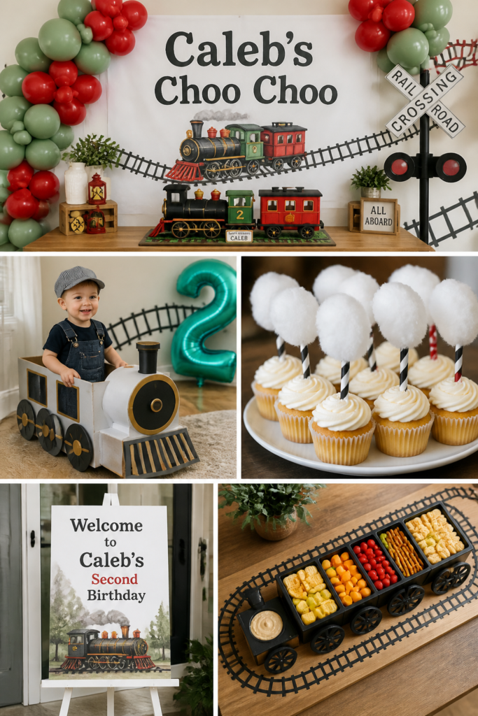 Chugga Chugga Two Two! — Train Themed Second Birthday Party