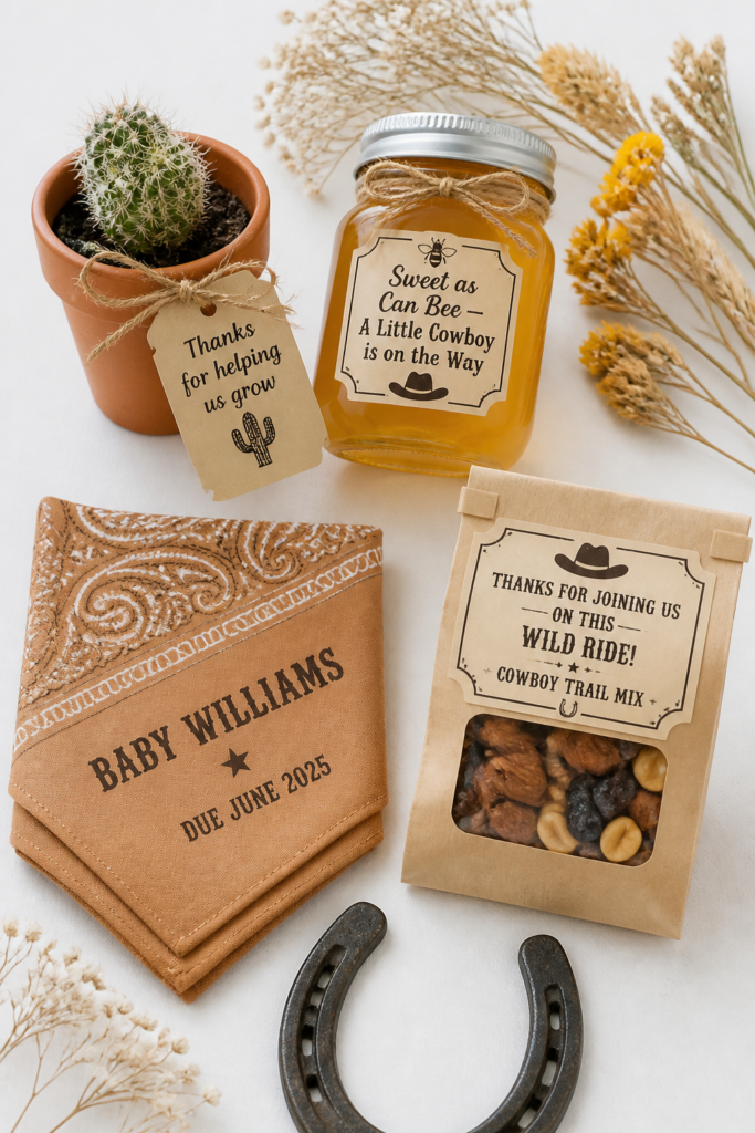 Cowboy Baby Shower Favor Ideas
