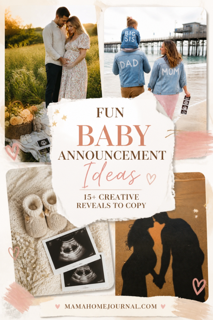 Cute & Fun Pregnancy Announcement Ideas