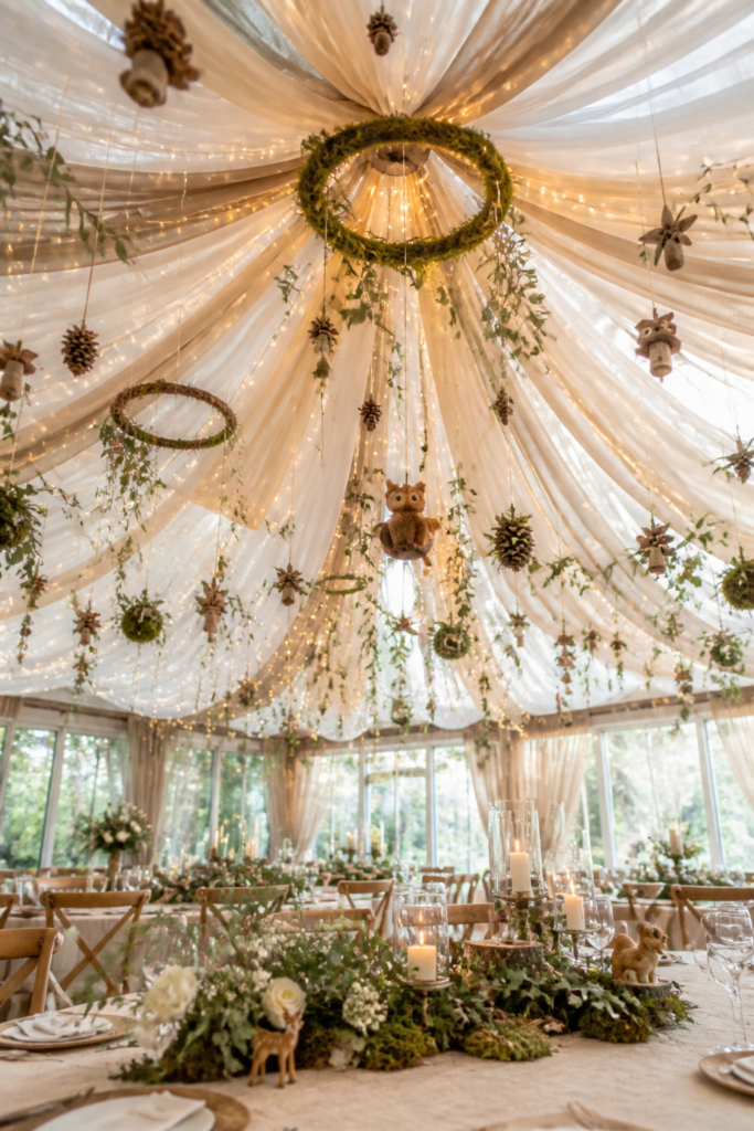 Fairy Light Canopy Ceiling