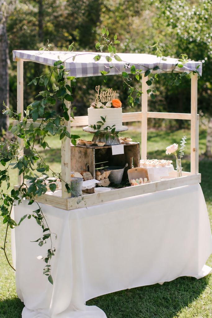 Farm Stand-Style Dessert Display