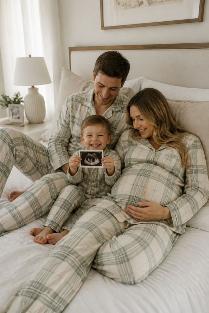 Matching Pajamas Big Brother Announcement