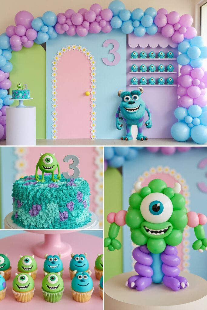 Monsters Inc — 3rd Birthday Party Theme