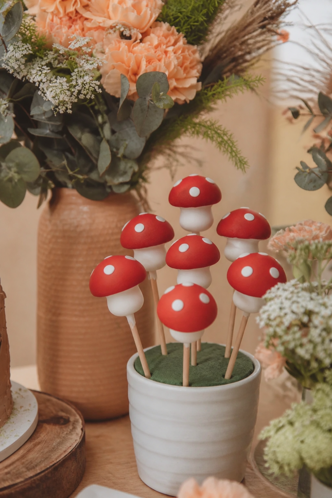 Mushroom Cake Pops