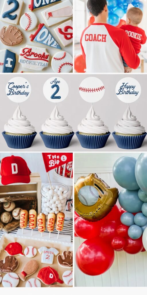 Our Rookie is Turning Two — Baseball Themed 2nd Birthday