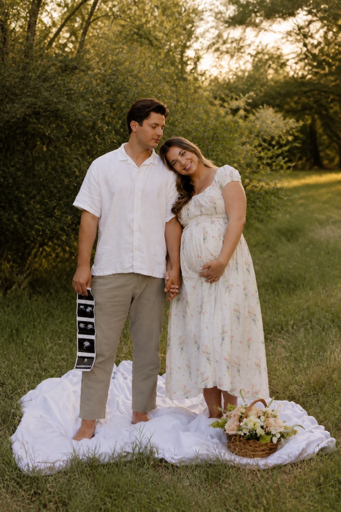 Outdoor Couple Announcement