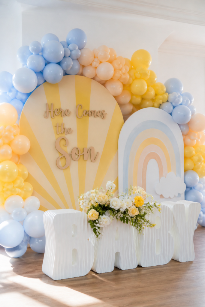 Pastel Pop Balloon Display