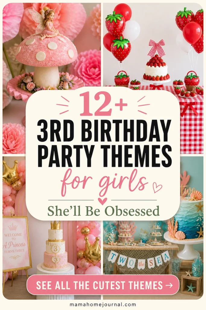 Princess, Bluey & Mermaid Magic 12+ Cute 3rd Birthday Party Ideas for Girls