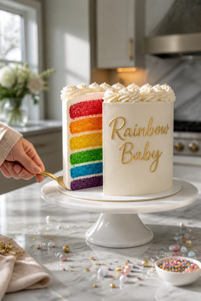 Rainbow Cake Smash Reveal