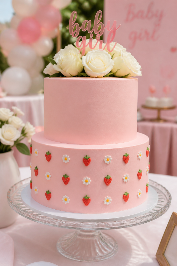 Simple Strawberry Cake