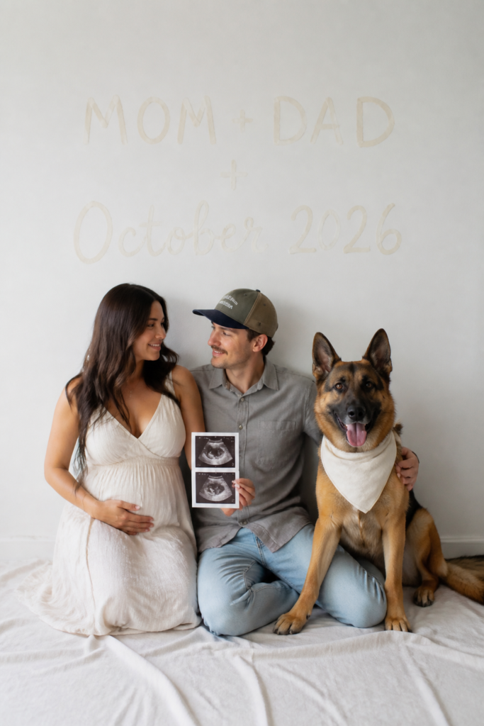 Simple and Classic Couple Announcement