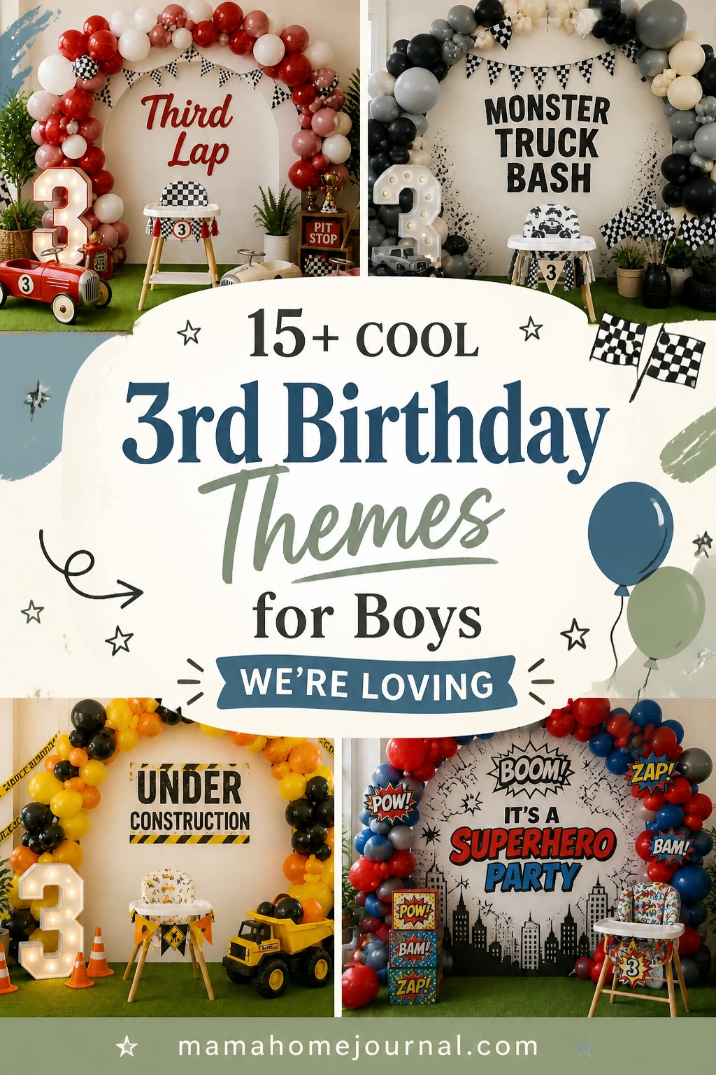 Best 3rd Birthday Party Themes for Boys