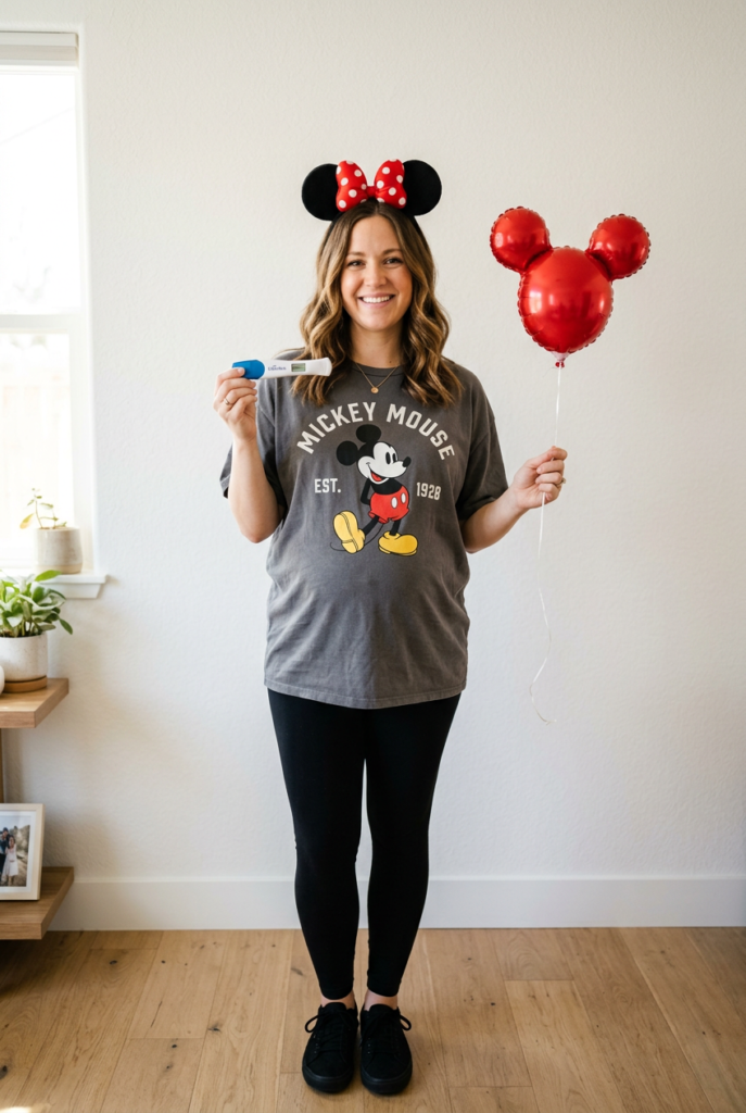 The DIY Disney Pregnancy Announcement at Home