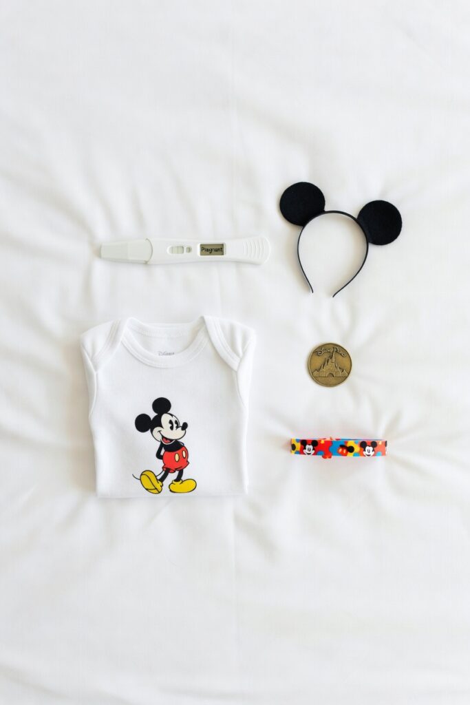 The Flat Lay Disney Baby Announcement