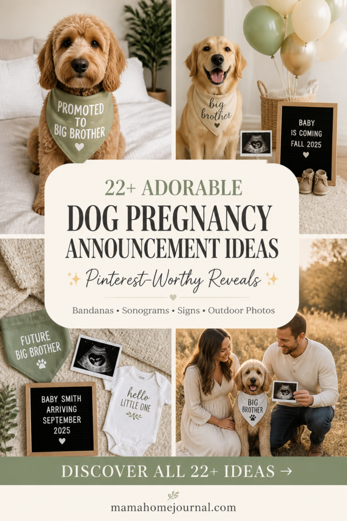 Sweetest Pregnancy Announcement Ideas Featuring Your Dog