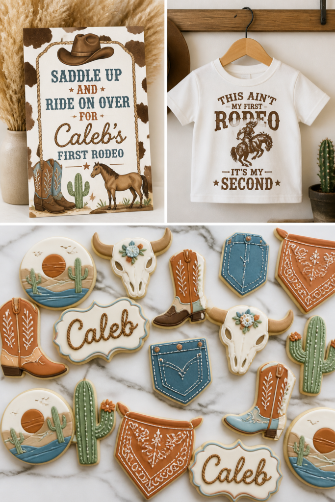 This Ain't His First Rodeo — Cowboy Themed Second Birthday Party