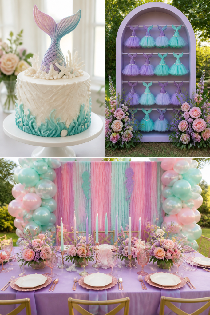 Three Under the Sea — Mermaid Themed 3rd Birthday Party