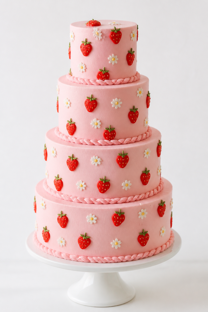 Tiers of Berries Cake