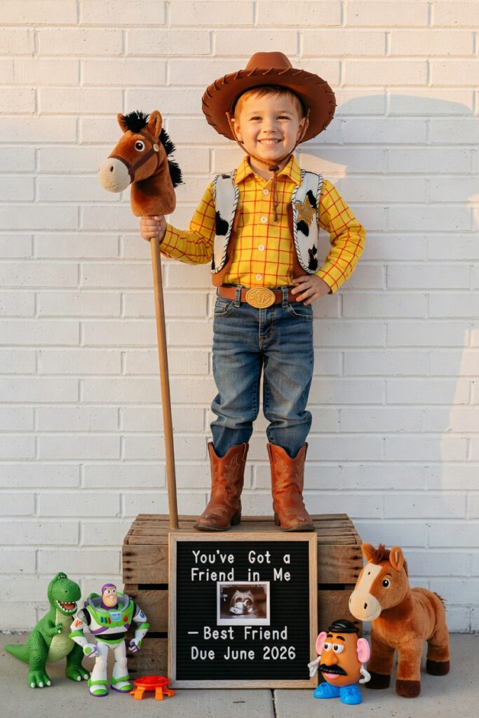 Toy Story Themed Disney Pregnancy Announcement