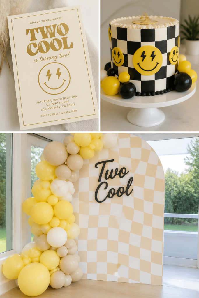 Two Cool Second Birthday Party Theme