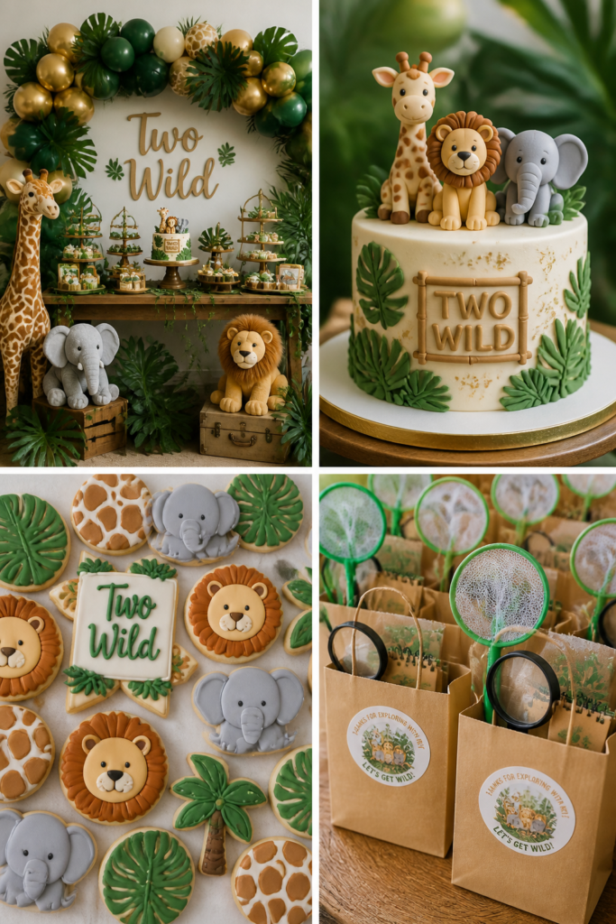 Two Wild — Safari and Jungle Themed 2nd Birthday