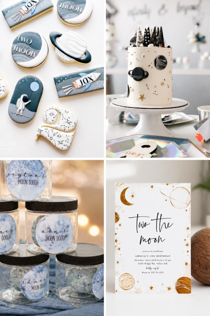Two the Moon — Space Themed Second Birthday Party