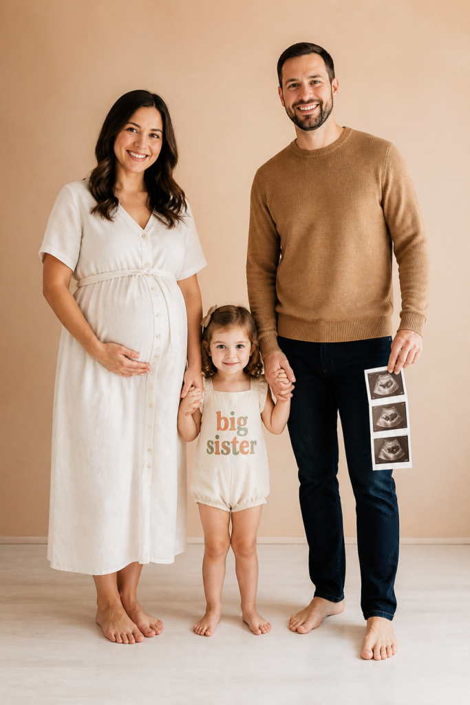 Ultra Cute Family Moment with Ultrasound Photos