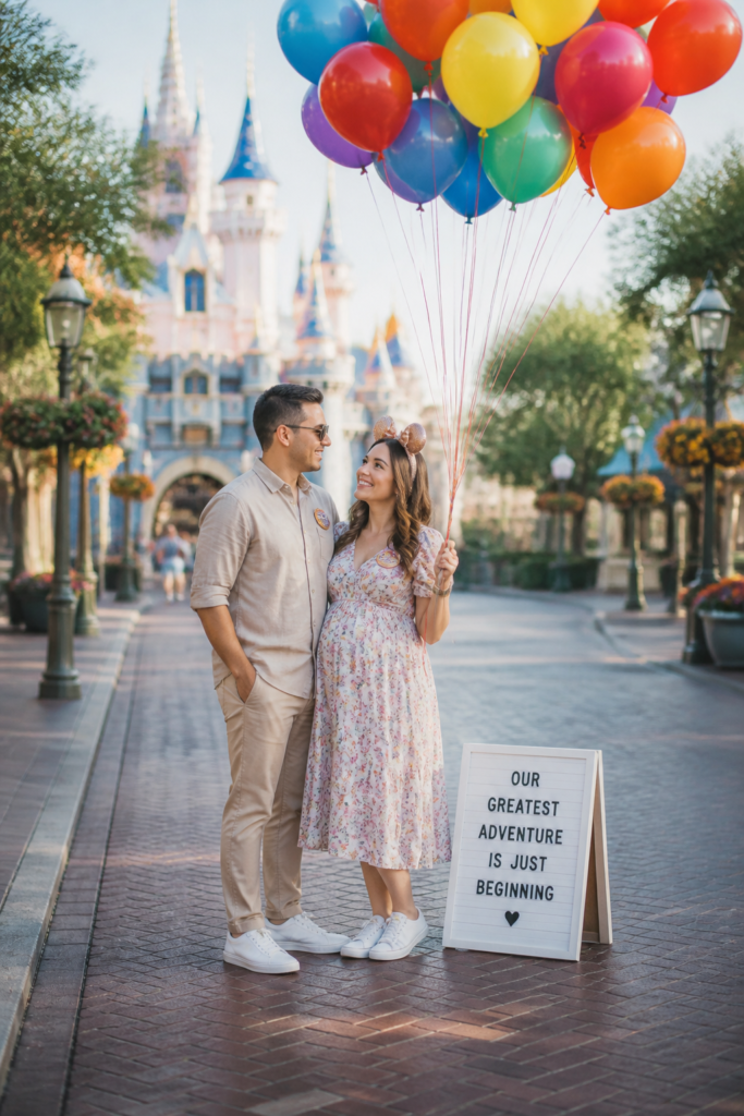 Up Themed Pregnancy Announcement