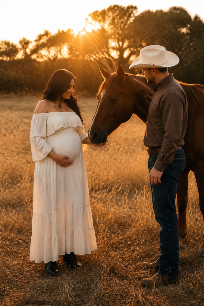 Western-Themed Pregnancy Announcement