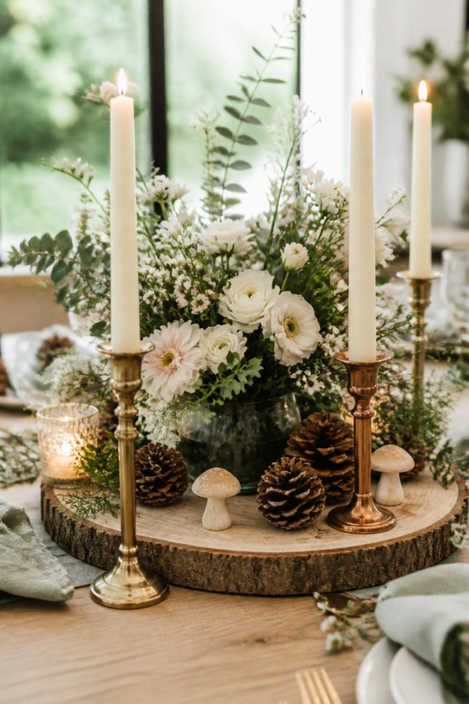 Whimsical Wood Centerpiece