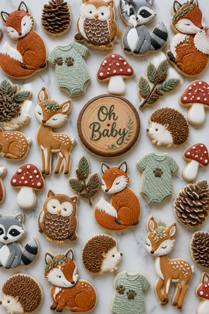Woodland Creature Sugar Cookies