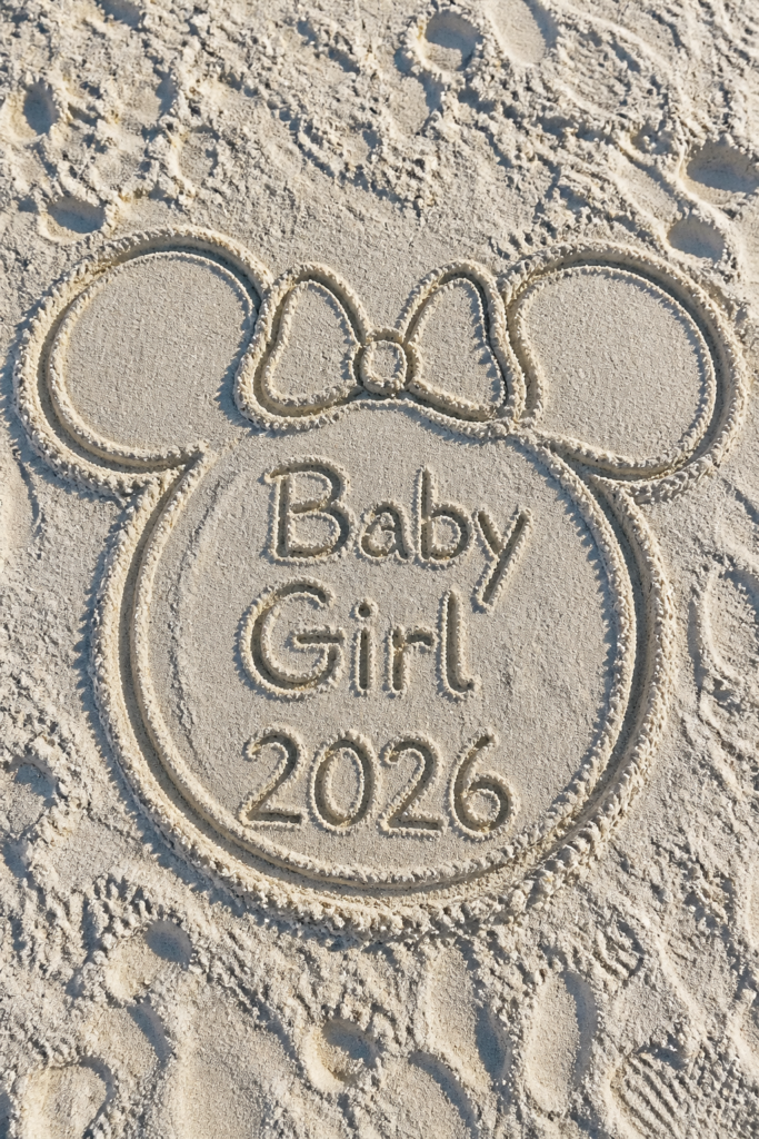 Write It in the Sand at a Disney Resort Beach