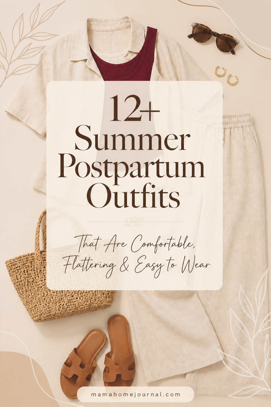 12+ Easy Summer Outfits for Postpartum Moms You'll Want to Wear Daily