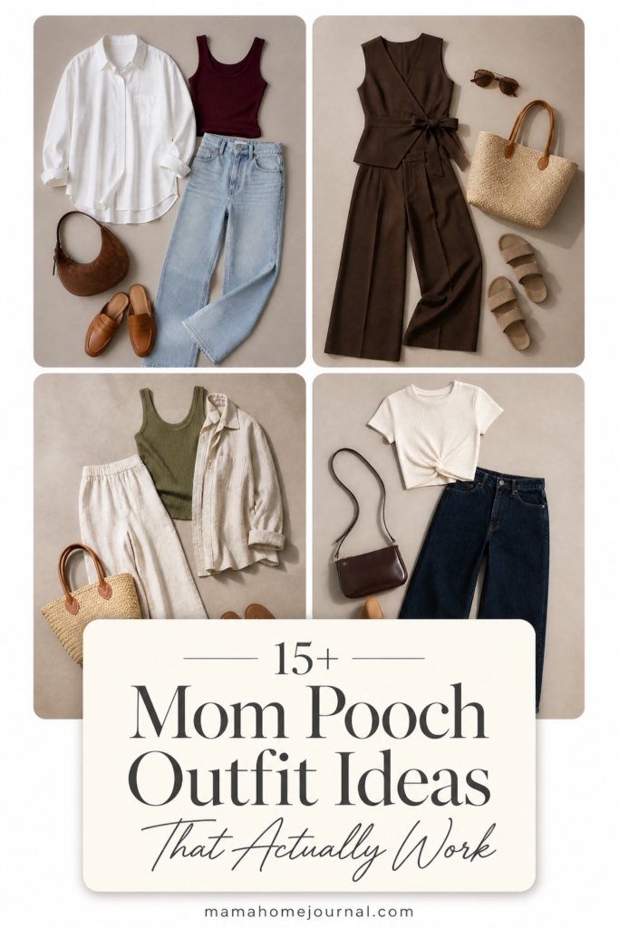 15+ Mom Pooch Outfit Ideas That Are So Flattering