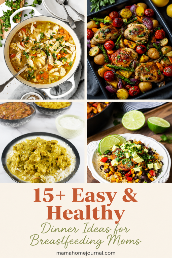 Breastfeeding Dinner Ideas for Busy Moms