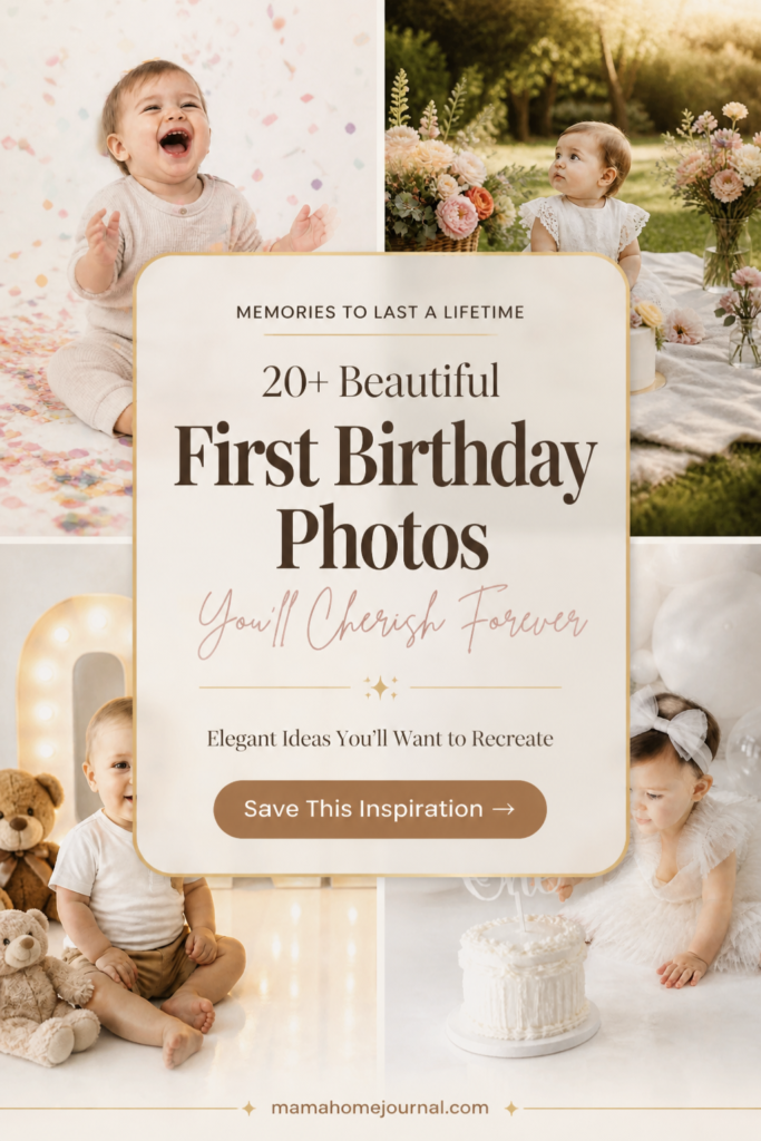 20+ Creative First Birthday Photos Ideas