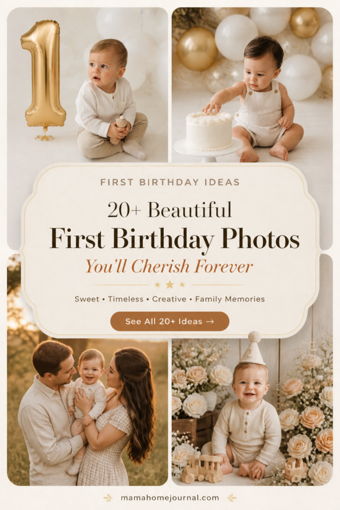 21 Adorable First Birthday Photo Ideas
