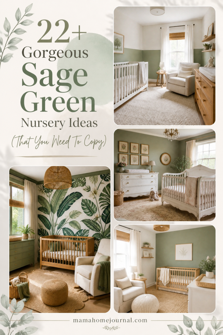 22+ Sage Green Nursery Ideas