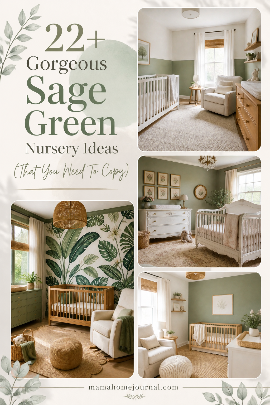 22+ Sage Green Nursery Ideas