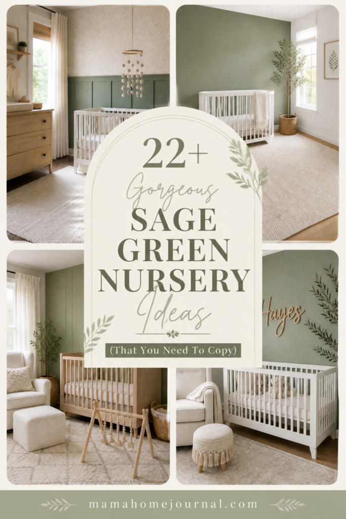 22+ Sage Green Nursery Ideas