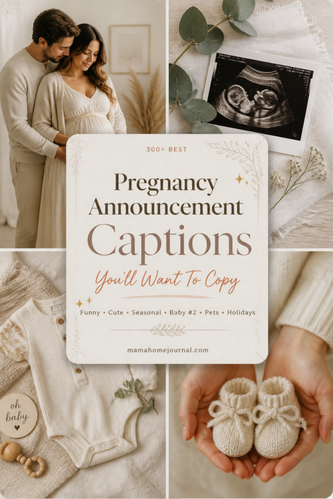 300+ Pregnancy Announcement Captions