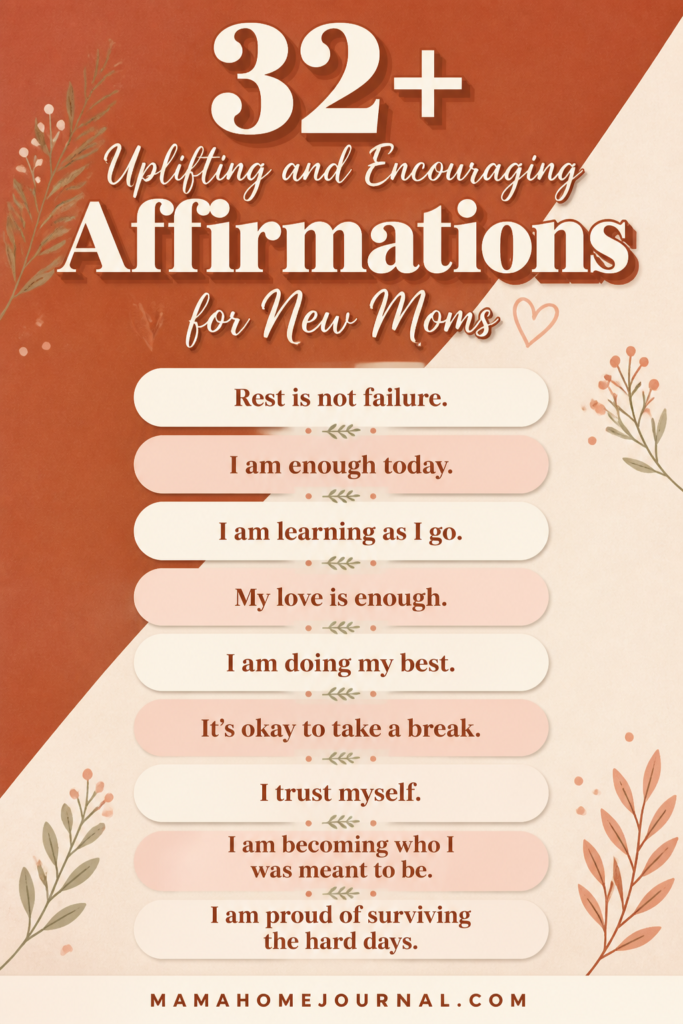 33 Uplifting Motherhood Affirmations Every New Mom Needs